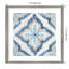 Carreau marocain bleu Kaede par Eva Watts, reproduction encadrée-117532565-117532567