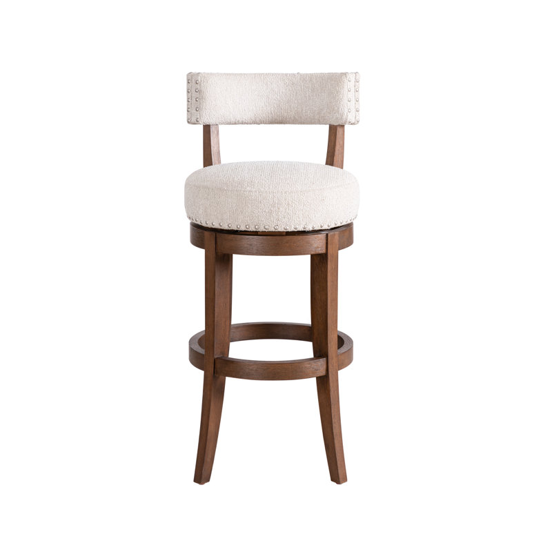 Tabouret de bar pivotant Granby, Chêne brun, 1, Tabouret de bar (siège d'une hauteur de 30 po)