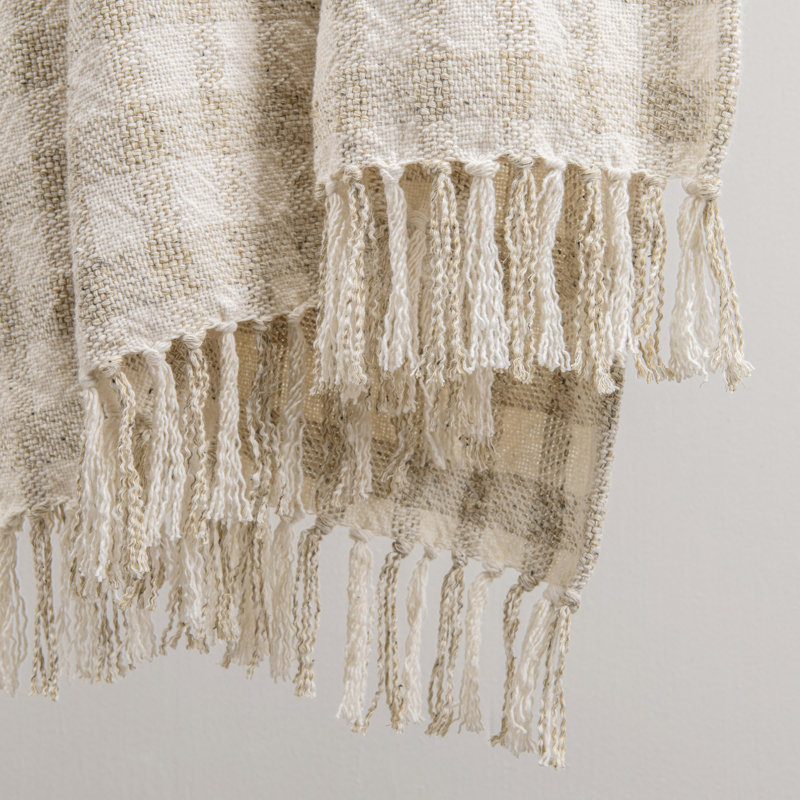 Sari Cotton Blend Accent Throw