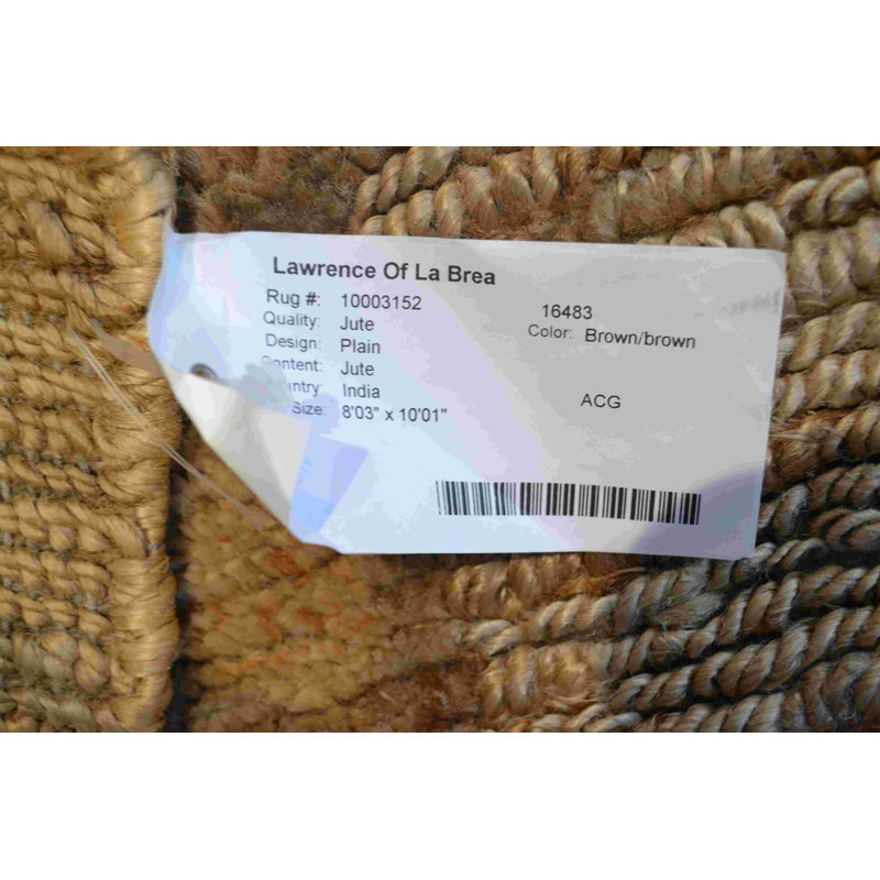 Jute / Sisal Striped Area Rug