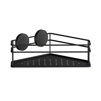 Sef adhesive corner shower basket