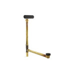 Clearflo Slotted 1.5" Leg Tub Drain With Overflow