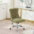 Modern Chenille Upholstered Tufted Button Home Office Chair, Adjustable Desk Chair Swivel Office Chair-119235541