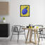 Cadre flottant bleu citron sur jaune, design par Matthew Piotrowicz-1537902100-1537902103