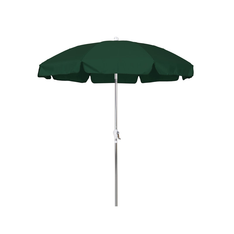 Parasol de marché 7,5', Anodisé, Vert forêt Hunter