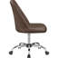 Fauteuil ajustable pour bureau brun