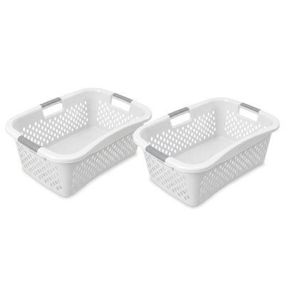 Home Logic 1.75 Bu Hip Grip Laundry Basket - 2-pack