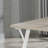 Alwynn Contemporary Rectangular Dining Table, White And Natural Wood