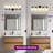 Modern Vanity  Light Fixture - Frosted White Glass (Bulbs Not Included)-57945799