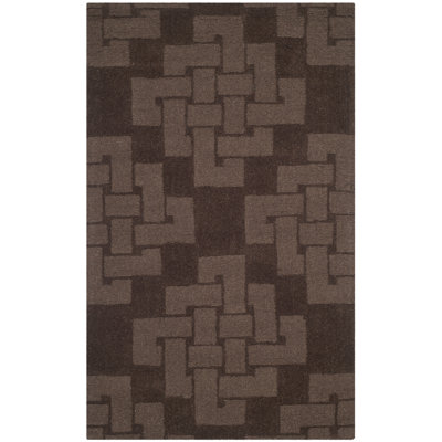 Martha Stewart Hand Tufted Wool Pile Geometric Rug