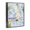 «Florida Map Beach Life», estampe numérique, conception de Kim Allen