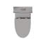 Toilette allongée une pièce à double chasse 1,1 / 1,6 GPF, hauteur confortable, conception économiseur d'eau, CARTE 1000 g-112665670