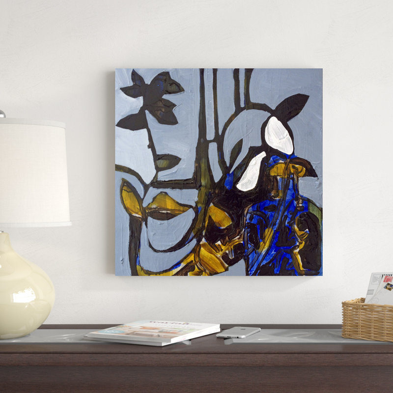 " Blue I ", 20" H x 20" W x 1.25" D