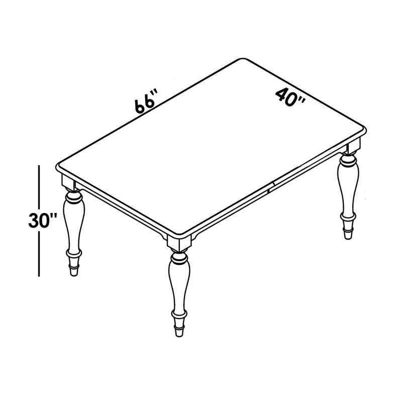 Argirios Dining Table, Brown