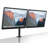Mount-It! Full Motion Adjustable Dual Monitor Mount Fits 2 Computer Screens 17 - 32 in. with C-Clamp