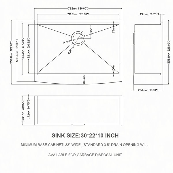 Dimensions du produit