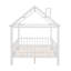 Lit en bois avec clôture Wood House