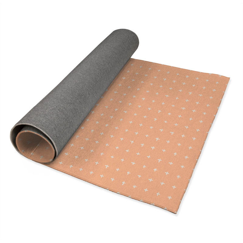 Tapis de bureau léger Criss, L 3 pi x L 2 pi, Pêche