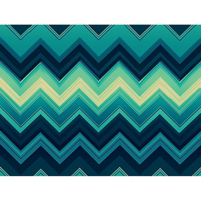 Chevron Shower Curtain Modern Bathroom Decor Blue, L 70 po x H 93 po