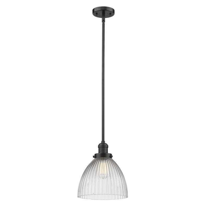 Montrose 1 - Light Single Pendant, Oil Rubbed Bronze, 6 Watt Vinage LED Bulb