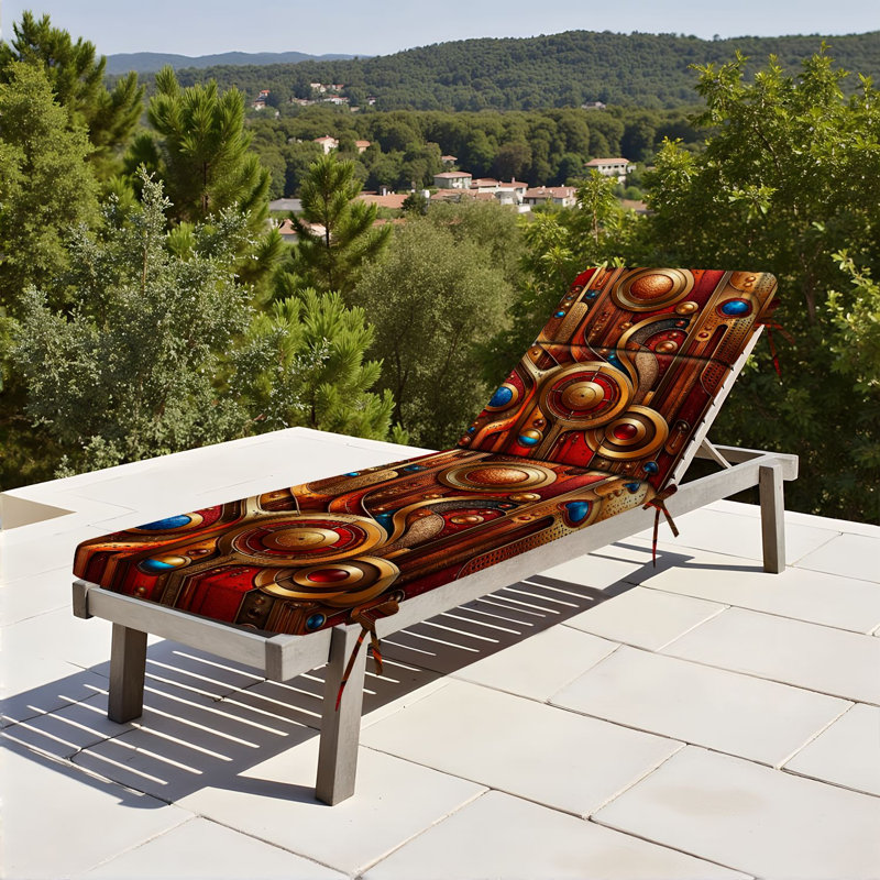  Coussin de patio d'extérieur 3 po Steampunk
