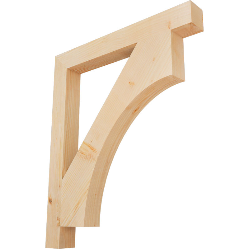 Support Westlake Block, Douglas (lisse), H 40 po x l 3,5 po x P 34 po