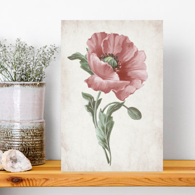 «Delicate Blooms In Soft Hues I», art mural contemporain abstrait