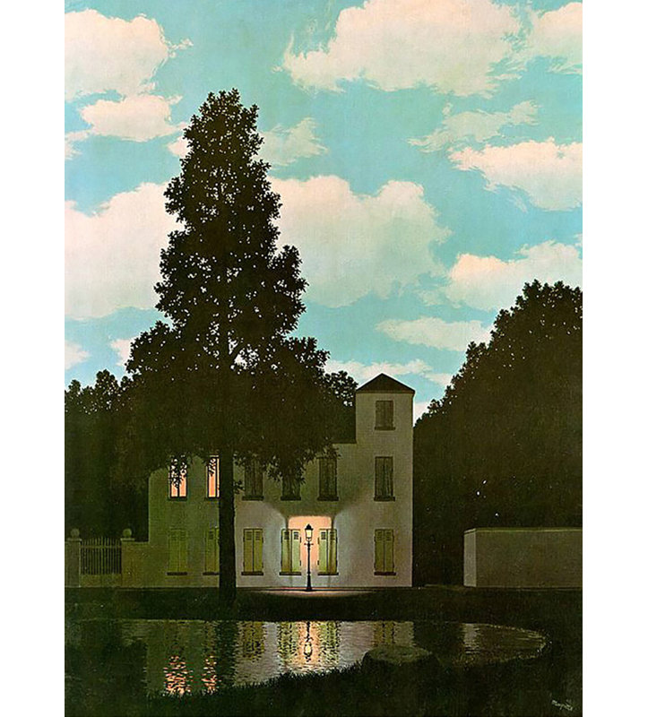 L'Empire de la lumière, H 48 po x l 35 po