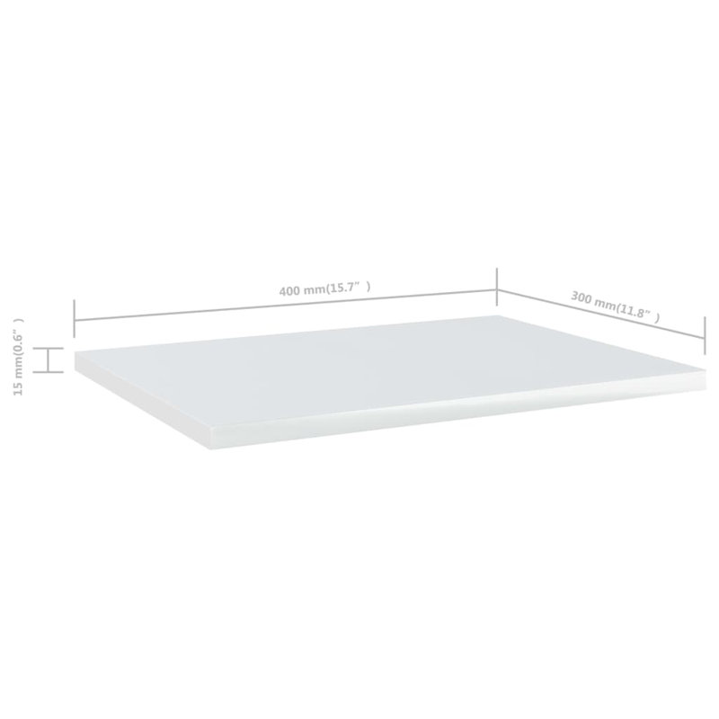 Tablettes flottantes étagères murales, H 0,6 po x l 15,7 po x P 11,8 po, Chêne sonoma