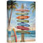 Illustration de signe de surf inspirant, citation de plage, décorations murales côtières, impression sur toile encadrée-126136874-126136869