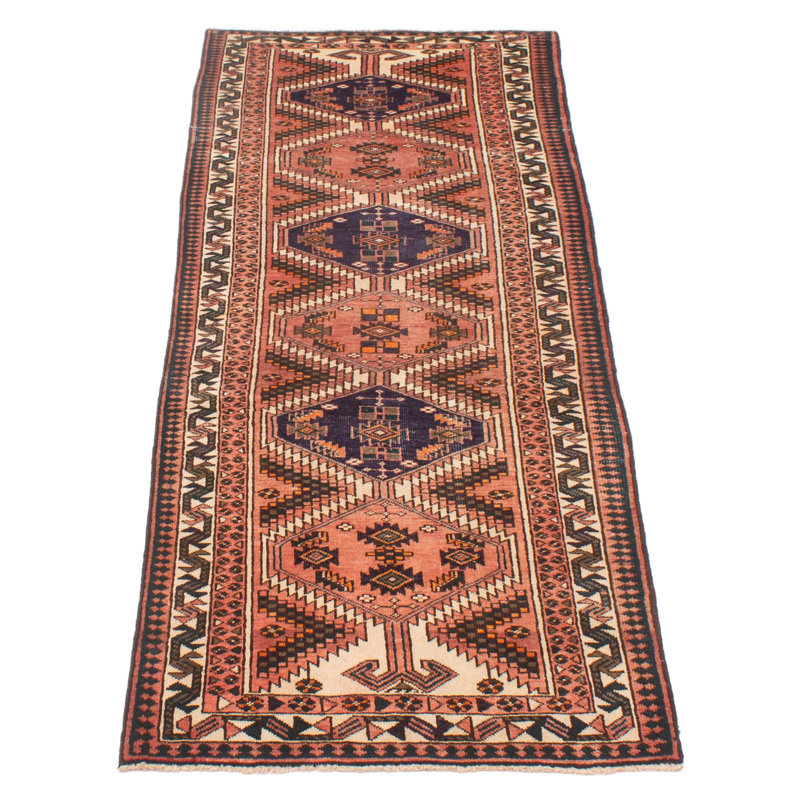 Tapis cuivre foncé anatolien Konya 3 pi 3 po x 10 pi 6 po