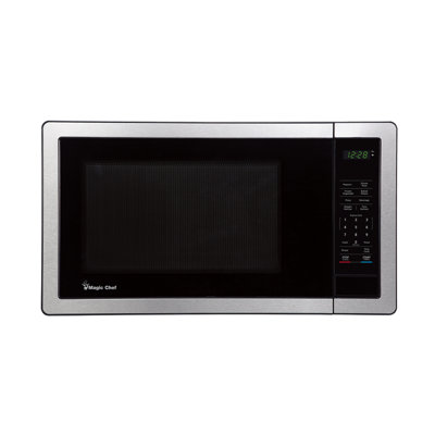 Magic Chef® 1.1 Cu. Ft. 1,000-Watt Digital Touch Countertop Microwave, Silver