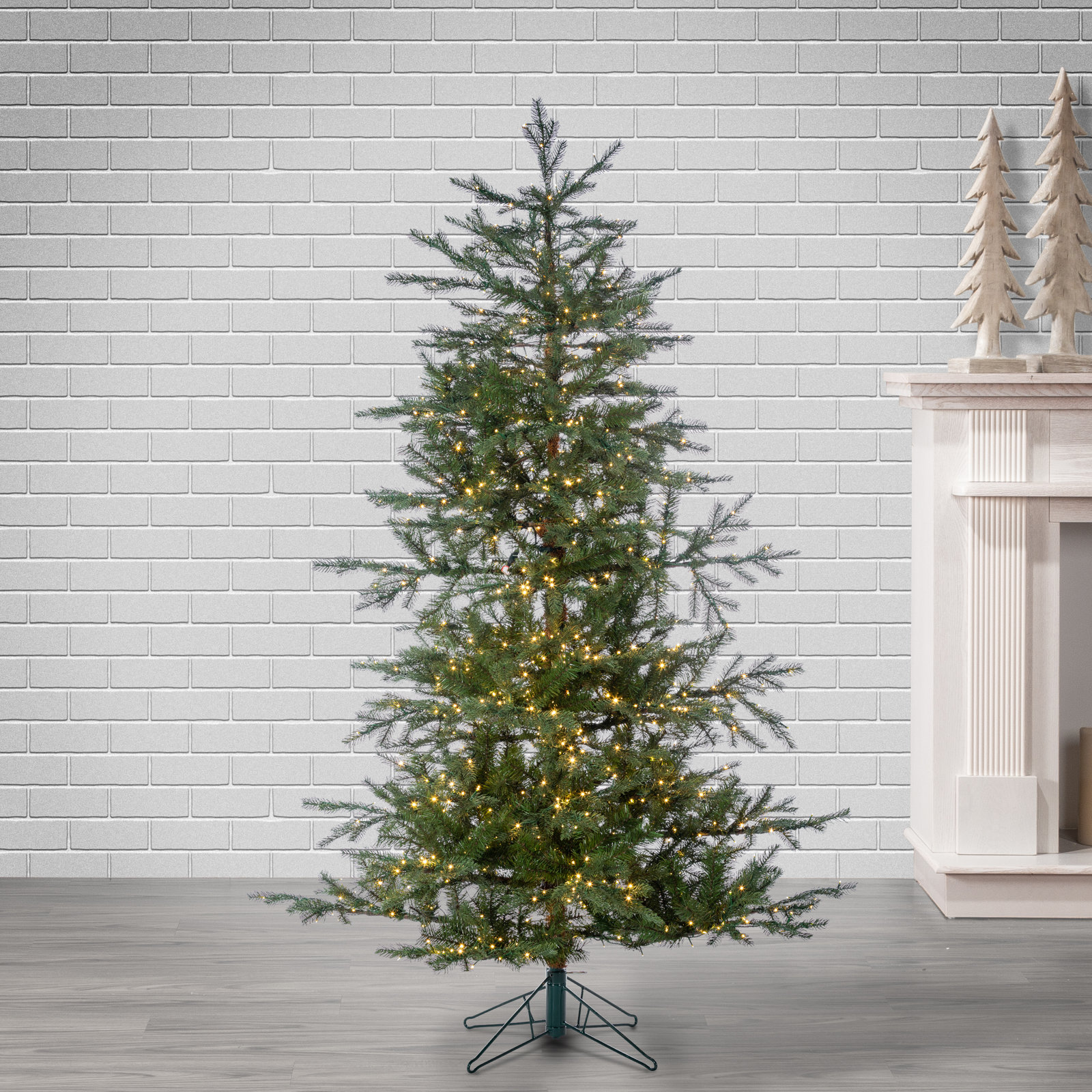 Haileyrose 60' Lighted Pine Christmas Tree