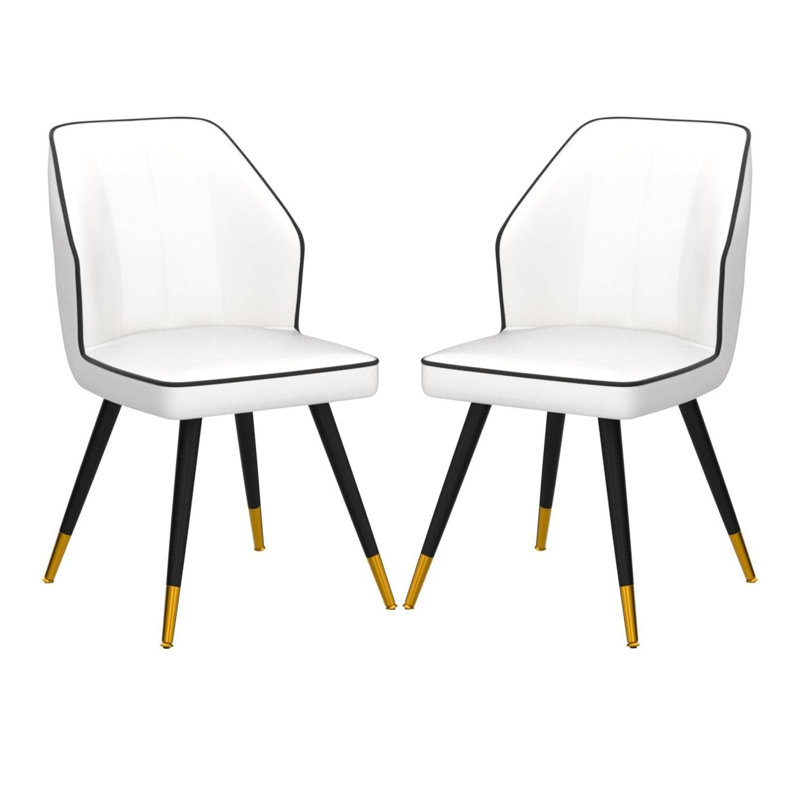 Ikramuddin 17.3'' H Upholstered Dining Chair, White