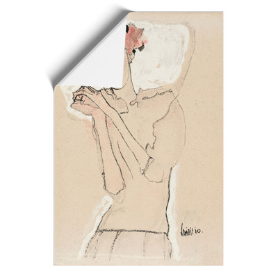 Portrait of a Woman by Egon Schiele - Frameless Print