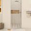 32 po X P 72 po Porte de douche semi-sans cadre H H à finition nickel brossé-120047434