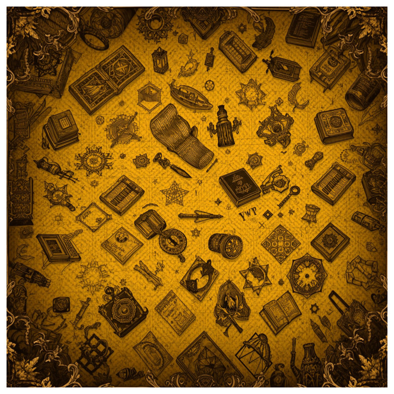 Tapis de bain Steampunk Collage Illustration, L 24 po x L 17 po