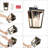 Alexia 1-Light Dimmable Wall Light with Hammered Glass Shade