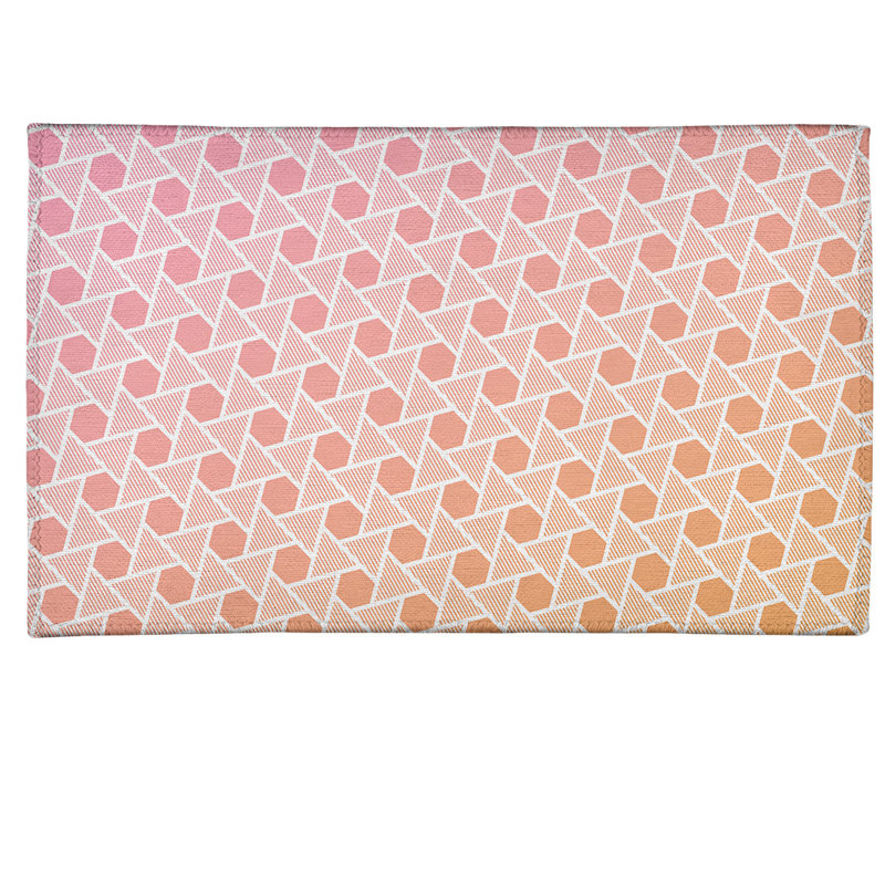 Tapis de zone en poly-triangles hexagonals &, Rectangle 2 pi x 3 pi