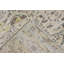 Tapis beige Anatolian, tapis rétro, tapis turc, tapis géométriques, grands tapis de 5,6 x 8,9 pi