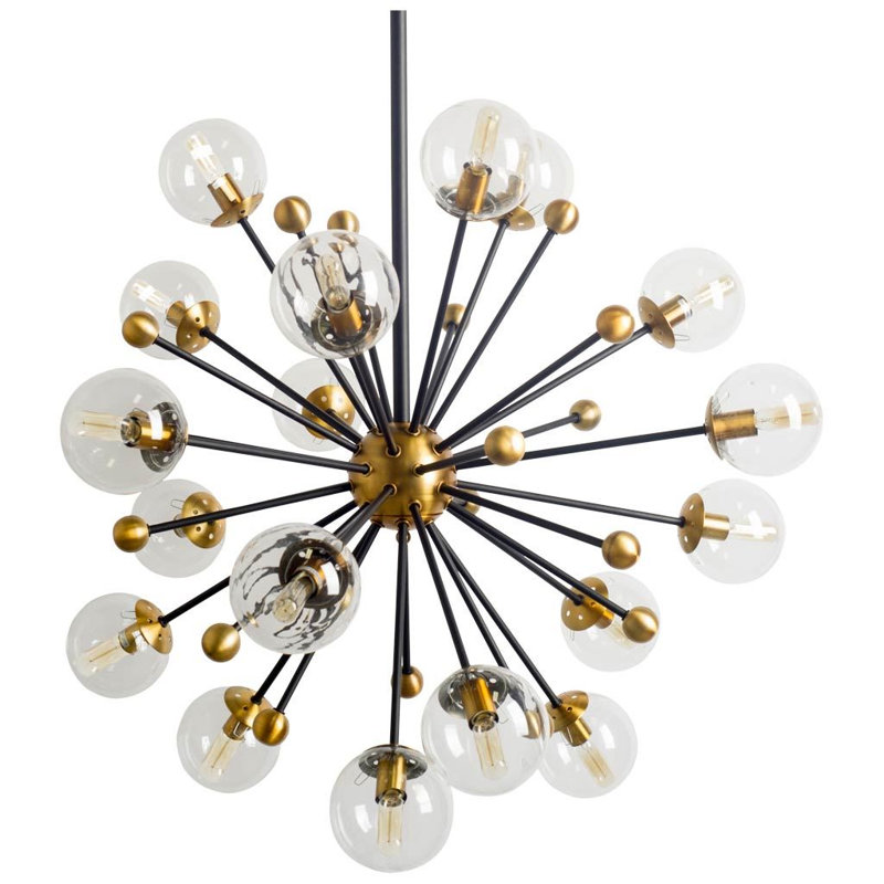 Lustre sphérique Spoutnik 18 lumières Nancy