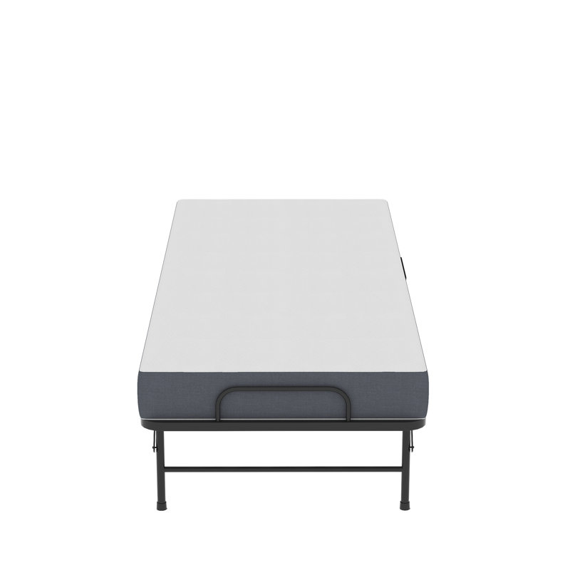 75 Inch Folding Bed With 5" Memory Foam Mattress