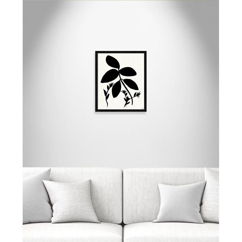 «Athis Silhouette Garden II» par Susan Jill - cadre photo, impression sur papier, H 19 po x l 16 po x P 0,75 po