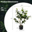 Arbre de camélia artificiel 38 po Primrue-1303894409