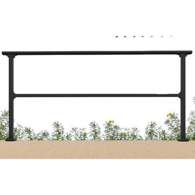 Black Metal Porch And Stair Railings