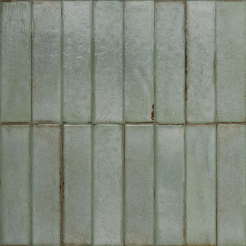 Carreau de métro Brickart 2x8, Sauge