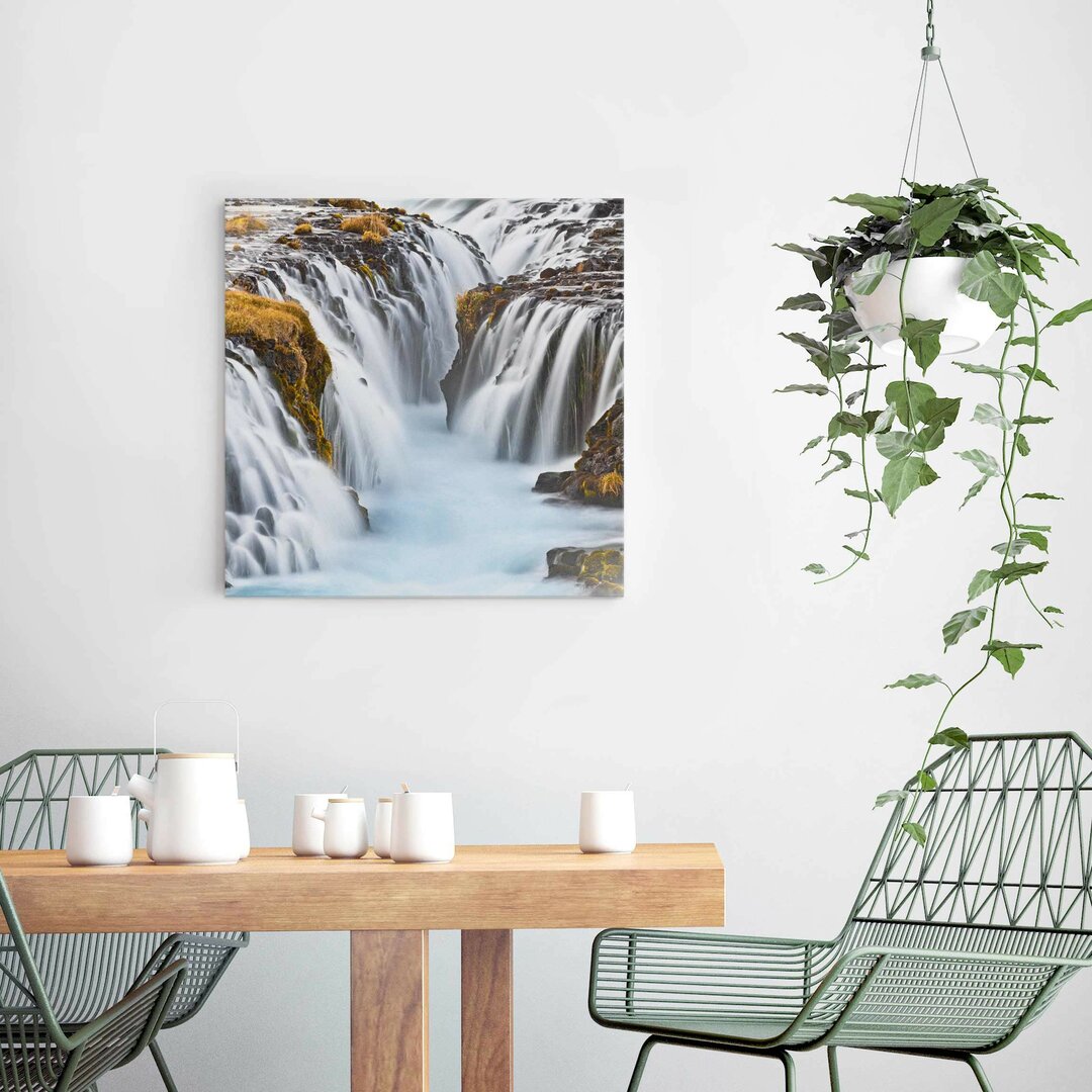 Glasbild Waterfall