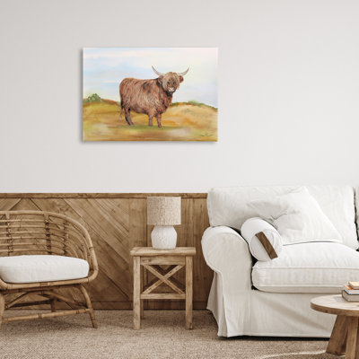 Farm Animal In Pasture Canvas, design by Jean Plout