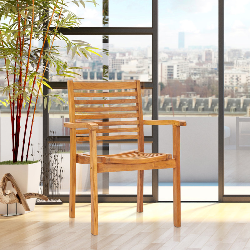 Cilla Outdoor Teak Dining Armchair