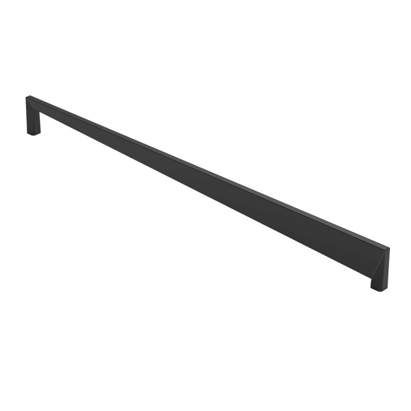 Poignée barre 17 5/8" au centre Orvietto, Noir, H 0,25 po x l 12,5 po x P 1 po